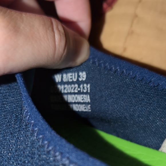 Oofos Navy Blue Women's Low Mesh Sneakers/Slip Ons Size 8 - Picture 7 of 7